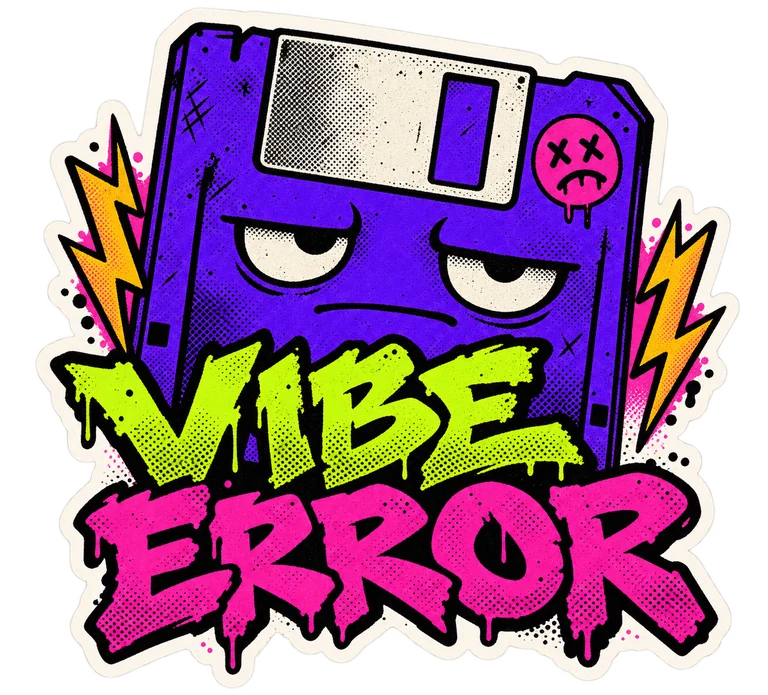 Vibe Error floppy disk